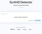 Site do Google SynthID Detector