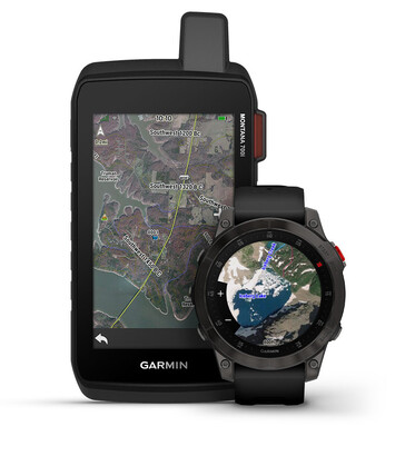 As imagens de satélite estão disponíveis via Garmin Outdoor Maps+. (Fonte da imagem: Garmin)