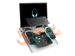 Em revisão: Alienware x17 R2 P48E. Unidade de teste fornecida pela Dell