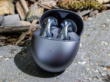 Ovo de plástico prateado: Huawei FreeBuds 5
