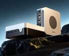 O LarkBox X 100U foi lançado com um preço promocional. Na foto: uma imagem promocional mostrando o design do mini PC.