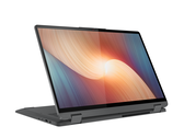 O IdeaPad Flex 5 16-polegadas em cinza tempestade. (Fonte da imagem: Lenovo)