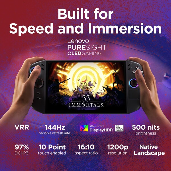 O Lenovo Legion Go 2 terá uma tela OLED. (Fonte da imagem: Evan Blass)