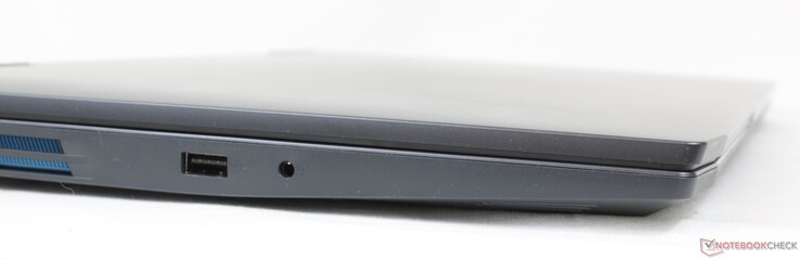 Esquerda: Fone de ouvido USB-A 3.2 Gen. 1, 3.5 mm