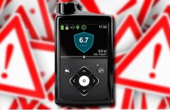 Os proprietários de bombas de insulina da Série MiniMed 600 precisam verificar se possuem um modelo com um anel retentor atualizado. (Fonte da imagem: Medtronic/Unsplash - editado)