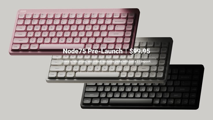 Oferta de pré-lançamento do NuPhy Node75. (Fonte da imagem: NuPhy)