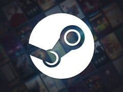 O logotipo do Steam.