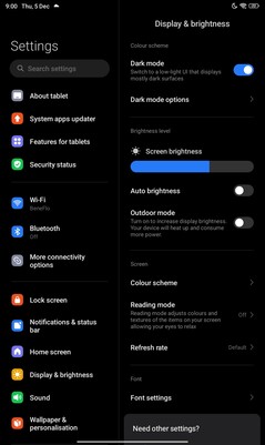 Software do Xiaomi Redmi Pad SE 8.7