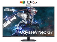 O primeiro descendente do Odyssey Neo G7 (Fonte: Samsung)