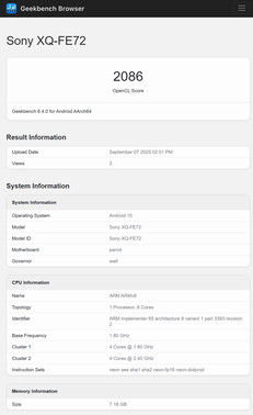 (Fonte da imagem: Geekbench)