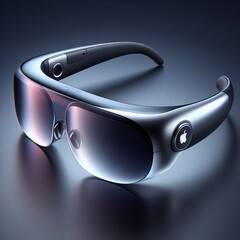 Apple Os óculos AR podem apresentar a mesma tecnologia de tela do Vision Pro. (Fonte: Generated with AI)