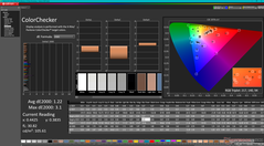 ColorChecker antes da calibração