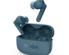 A Lenovo planeja oferecer o Yoga True Wireless Stereo Earbuds apenas em uma única opção de cor azul. (Fonte da imagem: Lenovo)