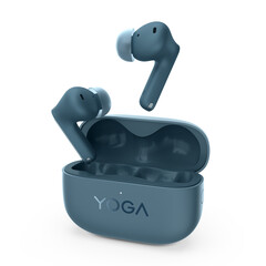 A Lenovo planeja oferecer o Yoga True Wireless Stereo Earbuds apenas em uma única opção de cor azul. (Fonte da imagem: Lenovo)