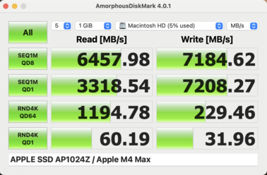 Marca de disco MacBook Pro 16 M4 Max 