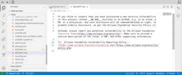 Demonstração da abertura de janelas secundárias no editor de código (Imagem: EclipseSource).