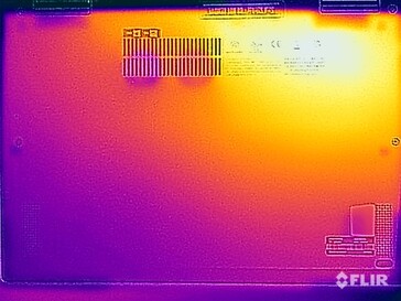 Teste de estresse das temperaturas de superfície (fundo)