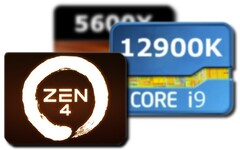 A AMD Zen 4 ES mostrou ganhos sobre a i9-12900K enquanto soprava o Ryzen 5 5600X. (Fonte de imagem: UserBenchmark/AMD - editado)