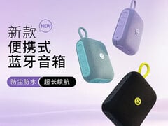 A coluna Bluetooth portátil Adol PO102 está disponível em três cores.