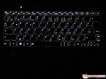 Iluminação do teclado