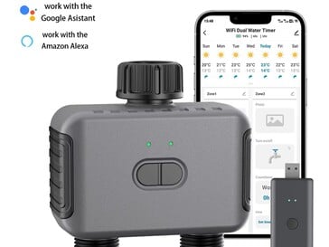 O fabricante também produz controladores de irrigação com mais opções de conexão, o que nos leva ao Nível 2.