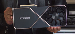 A Edição dos Fundadores RTX 3090 é um grande cartão. (Fonte de imagem: NVIDIA)