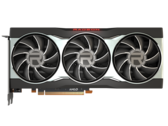O cartão de degrau mais baixo da AMD desta geração, o Radeon RX 6800, apresenta a VRAM exata de 16 GB como o carro-chefe do RX 6900 XT. (Fonte de imagem: AMD)