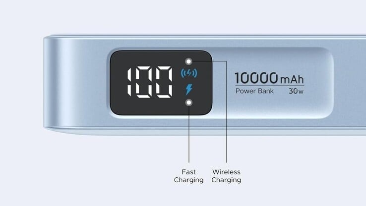 O banco de energia magnético Ugreen MagFlow 25W. (Fonte da imagem: Ugreen)