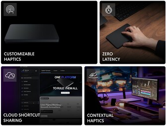 O Bluetooth 5.2 alimenta os recursos sem fio do trackpad.