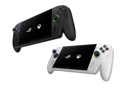 O ROG Xbox Ally e o ROG Xbox Ally X serão lançados com uma opção de cor cada. (Fonte da imagem: Asus - editado)