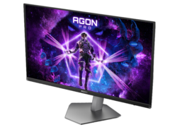 O AOC Agon Pro AG326UZD (na foto) tem uma porta USB 3.2 Tipo C, uma porta USB 3.2 Tipo B, duas portas USB 3.2 Tipo A, duas portas HDMI 2.1, uma porta DisplayPort 2.1 e uma saída de áudio de 3,5 mm. (Fonte da imagem: Display Specifications)