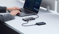 O Anker 552 USB-C Hub é um dispositivo de porta HDMI 9 em 1 4K. (Fonte de imagem: Anker)