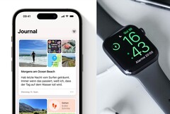 O iPhone recebe um aplicativo de diário do Apple pela primeira vez no iOS 17.2. (Imagem: Victor Carvalho / Apple, editado)