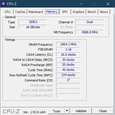 Memória CPU-Z (Intel)