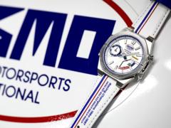 O relógio Edifice x Nismo ECB-S10NIS-7A da Casio (na foto) foi lançado na Europa. (Fonte da imagem: Casio)