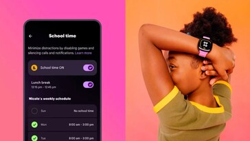 Os pais podem definir limites para quando o smartwatch Fitbit Ace LTE pode ser usado para jogos e outras distrações. (Fonte da imagem: Google)