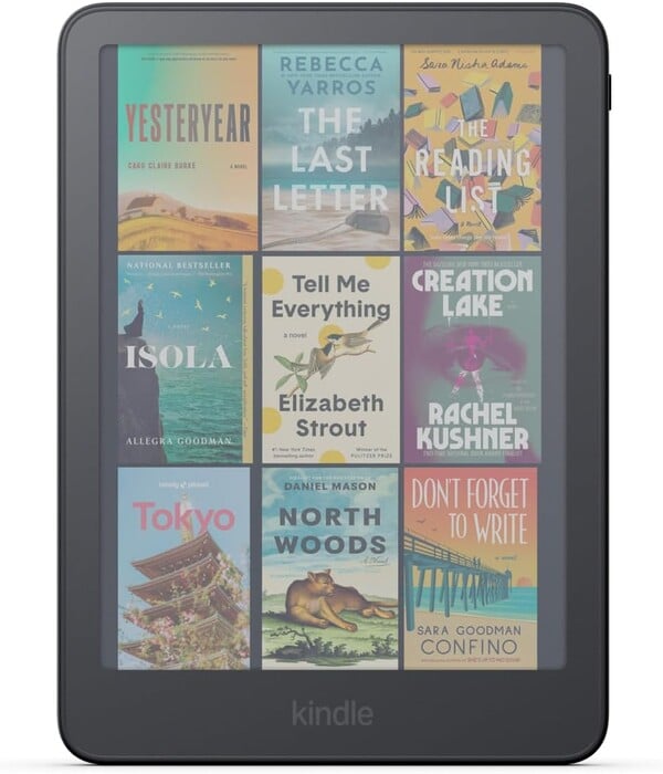 O Kindle Colorsoft tem uma tela aprimorada, com melhor nitidez e uniformidade.