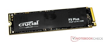 Crucial P3 Plus com 1 TB (frente)