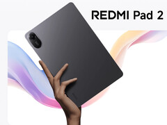 O Redmi Pad 2 já está disponível no AliExpress. Na foto: uma imagem promocional do tablet. (Fonte da imagem: Xiaomi - editado)