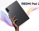 O Redmi Pad 2 já está disponível no AliExpress. Na foto: uma imagem promocional do tablet. (Fonte da imagem: Xiaomi - editado)