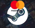 Plano de fundo do Steam com o logotipo da Mastercard (Fonte da imagem: Steam, Mastercard com edições)