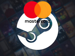 Plano de fundo do Steam com o logotipo da Mastercard (Fonte da imagem: Steam, Mastercard com edições)