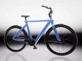 A série VanMoof S6 apresenta um motor de 250 W na roda dianteira que proporciona uma velocidade máxima de 25 km/h (Fonte da imagem: VanMoof)
