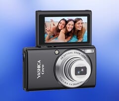 A Yashica Crew oferece uma lente com zoom ótico de 6x.