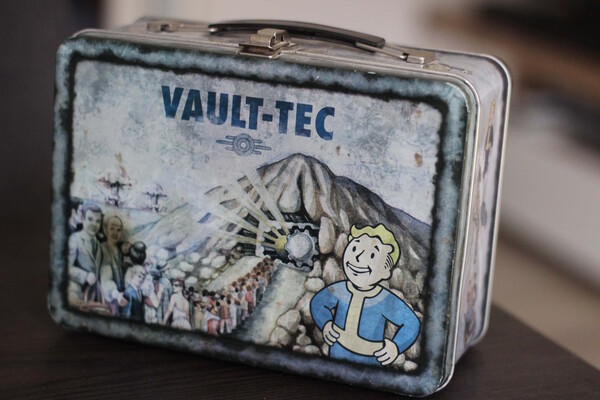 Esta lancheira do Fallout 3 acumulou um pouco de poeira, assim como o próprio Fallout 3