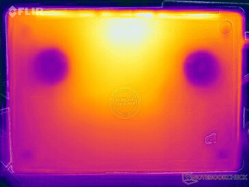 Mapa de calor do estresse (parte inferior)