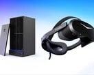 Mini-PC Pimax Spation e headset de realidade virtual Crystal Pro.