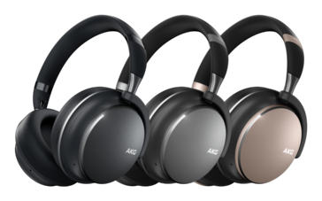 Os novos fones de ouvido sem fio AKG Y400 e Y600NC. (Fonte: Samsung)