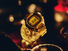 O relógio de anel CRW-001G-9 da Casio (foto) está sendo lançado no Reino Unido. (Fonte da imagem: Casio)