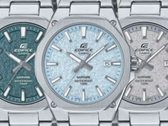 Da esquerda para a direita (na foto): Casio Edifice EFR-S108DE-3A, EFR-S108DE-2A e EFR-S108DE-8A. (Fonte da imagem: Casioblog)